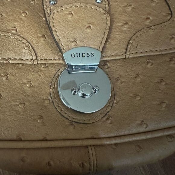 Guess Tan Leather Women's Bag - Picture 5 of 6